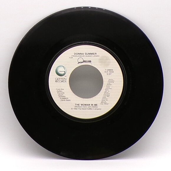 Livin' in America/The Woman in Me 45 by Donna Summer - Picture 4 of 6
